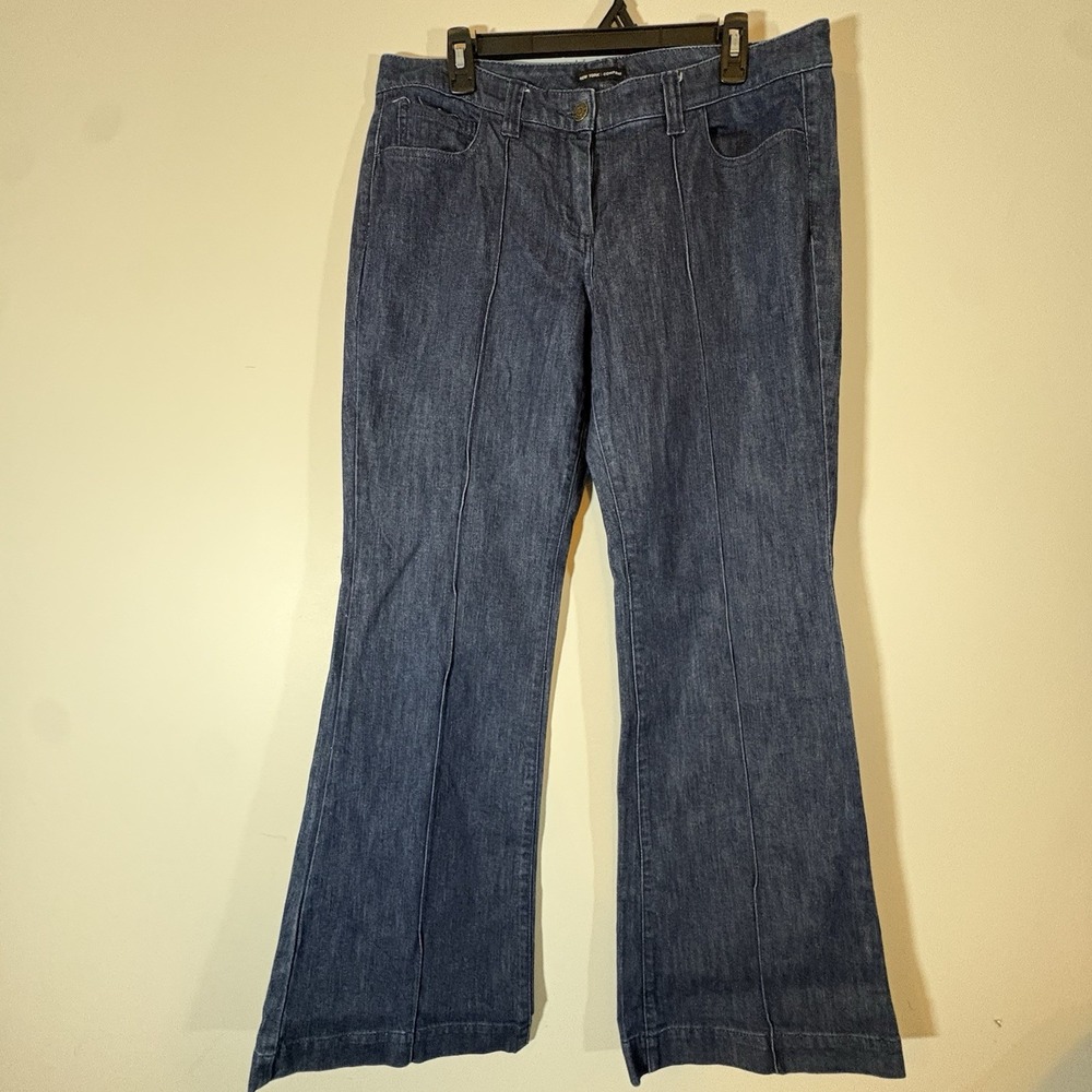 New‎ York & Co Wide Leg Denim Jeans Womens Size 12 Y2K